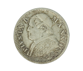 Monnaie, Italie - Etats Pontificaux, 10 Soldi, Pie IX, 1868, Rome (R), P15474