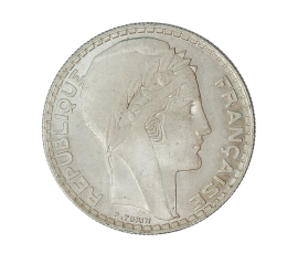 Monnaie, France, 20 Francs Turin, IIIème République, 1933, Argent, P15480