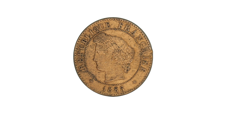 Monnaie, France, 1 Centime Cérès, IIIème République, 1885, Bronze, Paris (A), P15497