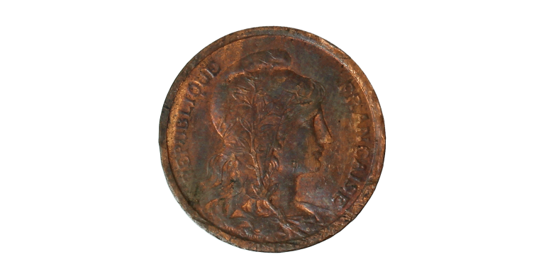 Monnaie, France, 2 Centimes Dupuis, 1912, Bronze, P15499