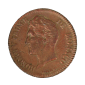Monnaie, Monaco, 5 Centimes, Honoré V, 1837, Bronze, P15502