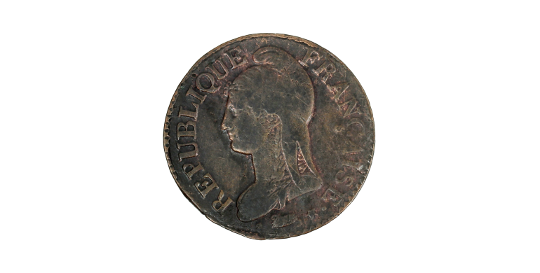 Monnaie, France, 5 Centimes Dupré, Consulat, An 5, Cuivre, Orléans (R), P15503