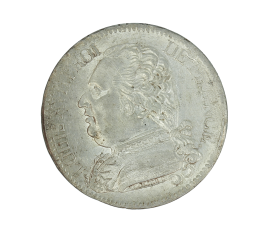 Monnaie, France, 5 Francs, Louis XVIII, Argent, 1814, Bayonne (L), P15198