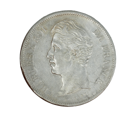 Monnaie, France, 5 Francs, Charles X, Argent, 1826, Marseille (MA), P15243