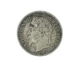 Monnaie, France, 20 centimes, Napoléon III, 1867, Argent, Paris (A), P15359