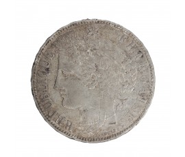 Monnaie, France, 5 Francs, Cérès, Gouvernement de défense national, 1870, Argent, Bordeaux (K), P15364