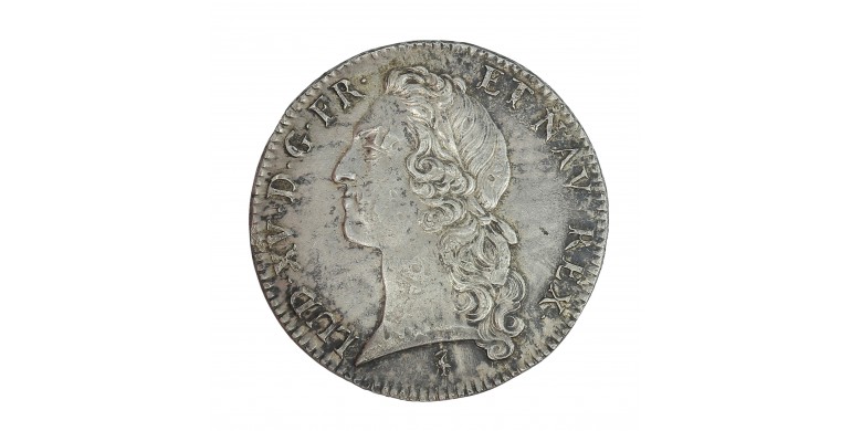 Monnaie, France, Ecu au bandeau, Louis XV, Argent, 1748, Lille (W), P15378
