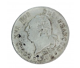 Monnaie, France, 30 Sols, Louis XVI, Argent, 1792, Paris (A), P15386