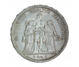 Monnaie, France, 5 Francs, Hercule, IIIème République, Argent, 1873, Paris (A), P15402