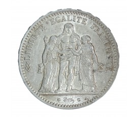 Monnaie, France, 5 Francs, Hercule, IIIème République, Argent, 1877, Paris (A), P15405