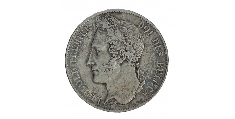 Monnaie, Belgique, 5 Francs, Léopold Ier, Argent, 1849, P15414