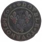Monnaie, France , Double tournois, Henri IV, Cuivre, 1607, Lyon (D), P11435