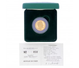 Monnaie de Paris, 20 Francs  BE Napoléon, Or, 1991, P15694