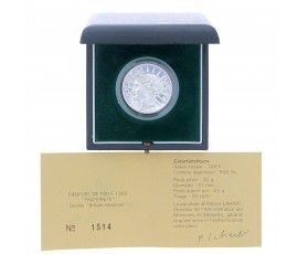 Monnaie de Paris, Piedfort de 100 Francs BU Fraternité, Argent, 1988, P15697
