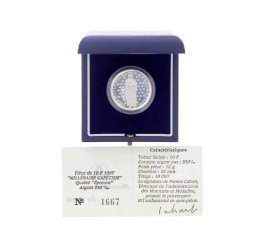 Monnaie de Paris, 10 Francs BE Millénaire Capétien, Argent, 1987, Pessac, P15716