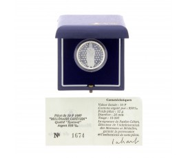 Monnaie de Paris, 10 Francs BE Millénaire Capétien, Argent, 1987, Pessac, P15717