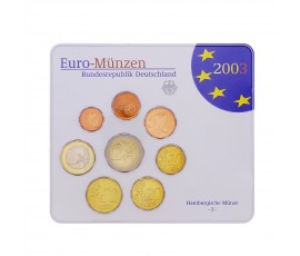 Allemagne, Série officielle BU de pièces d'usage courant, Hambourg, 2003, C10585