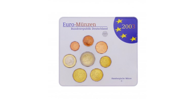 Allemagne, Série officielle BU de pièces d'usage courant, Hambourg, 2003, C10585