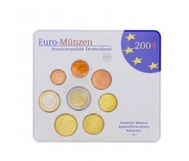 Allemagne, Série officielle BU de pièces d'usage courant, Karlsruhe (G), 2004, C10588