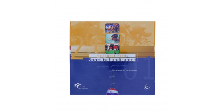 Pays-Bas, Série Euro BU 2001 - Bonne action : Sports paralympiques, 2001, 8 pièces, C10601