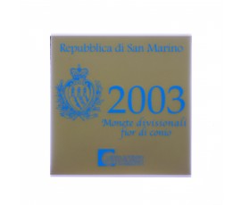 Saint-Marin, Série Euro BU, 2003, 9 pièces, C10606