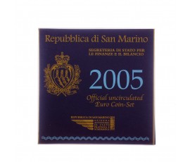 Saint Marin, Série Euro BU, 2005, 9 pièces, C10609