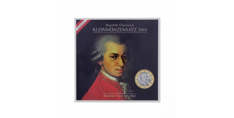 Autriche, Coffret Euro BU, 2003, 8 pièces, C10617