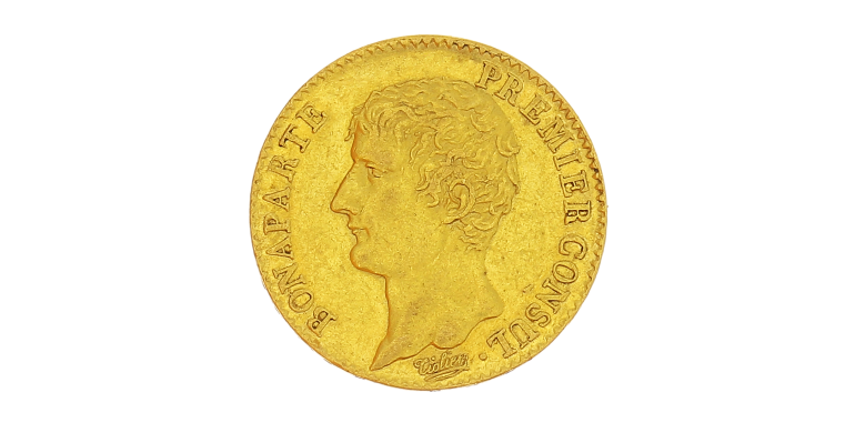 Monnaie, France, 20 Francs, Bonaparte Ier consul, Or, An 12, Paris (A), P15118