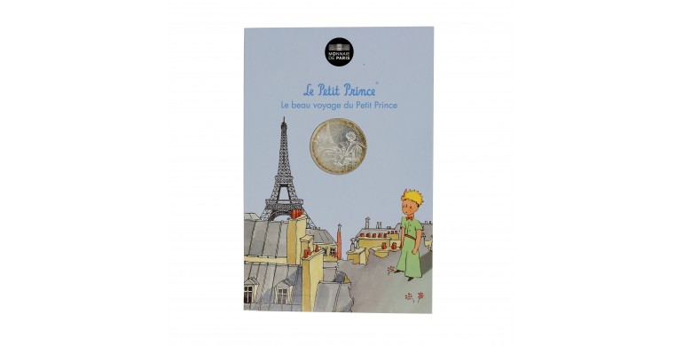 Monnaie de Paris, 10 Euro le Petit Prince "en terrasse à Paris" 16/24, Argent, 2016, C10665