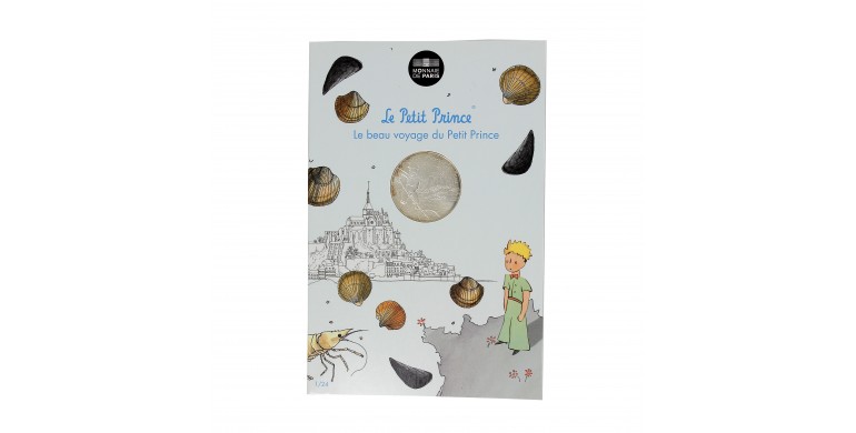 Monnaie de Paris, 10 Euro le Petit Prince "pêche au mont Saint Michel" 1/24, Argent, 2016, C10674