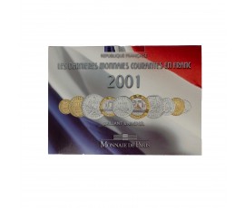 France, Coffret BU Série des monnaies courantes françaises 2001, 10 pièces, C10698