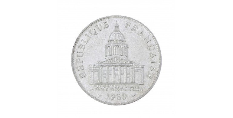 Monnaie, France, 100 Francs Panthéon, Vème République, Argent, 1989, P14283