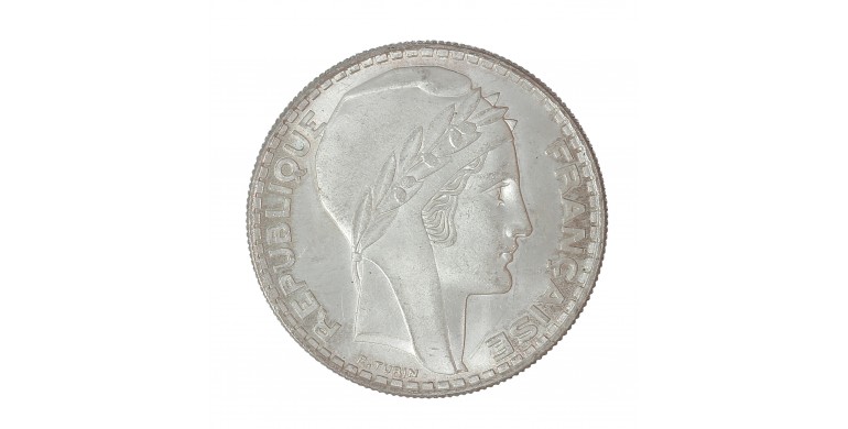 France, 20 Francs Turin, 1938, Argent, P14293