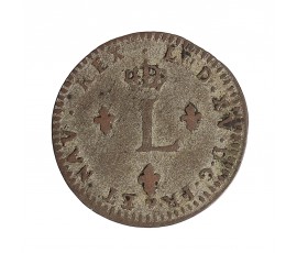 Monnaie, France, 2 sols, Louis XV, billon, 1762, Strasbourg, P15723