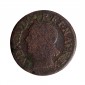 Monnaie, France, Double Tournois, Louis XIII, cuivre, 1642, La Rochelle, P15735