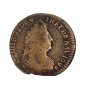 Monnaie, France, 1 Liard, Louis XIV, cuivre, 1698, Dijon, P15742