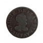 Monnaie, France, Double Tournois, Henri IV, cuivre, 1610, Nantes, P15743
