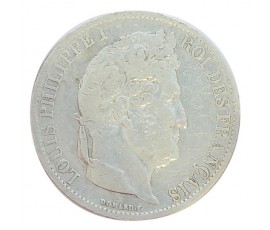 Monnaie, France , 5 francs Ier type Domard, Louis-Philippe Ier, Argent, 1831, Lyon (D), P11457