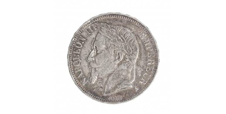 Monnaie, France, 5 Francs, Napoléon III, Argent, 1868, Paris (A), P14341