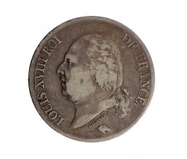 Monnaie, France, 5 Francs, Louis XVIII, Argent, 1823, La Rochelle (H), P14380