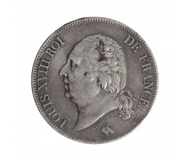 Monnaie, France, 5 Francs, Louis XVIII, Argent, 1824, Marseille (MA), P14383
