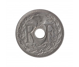 Monnaie, France, 25 centimes Lindauer, IIIème République, Maillechort, 1938, P14435