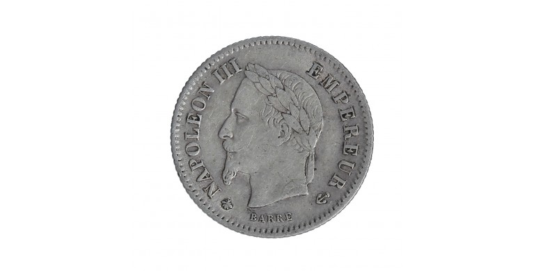 Monnaie, France, 20 centimes, Napoléon III, 1867, Argent, Paris (A), P14445