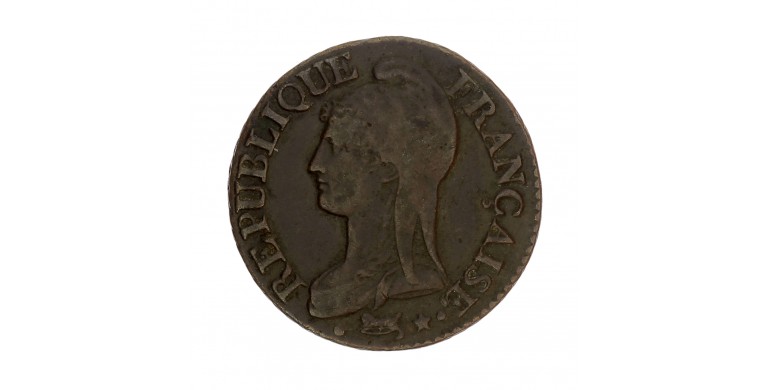 Monnaie, France, 5 centimes Dupré, Directoire, Cuivre, AN 7/5, Paris (A), P14483