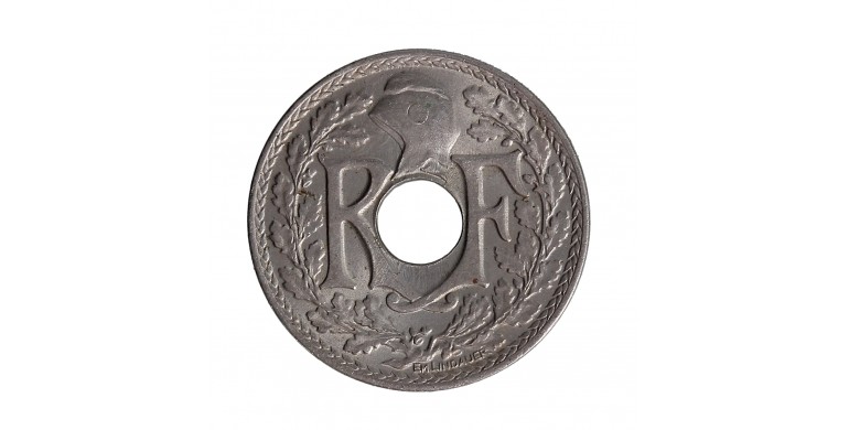 Monnaie, France, 5 centimes Lindauer, IIIème République, Cupro-nickel, 1919, P14492