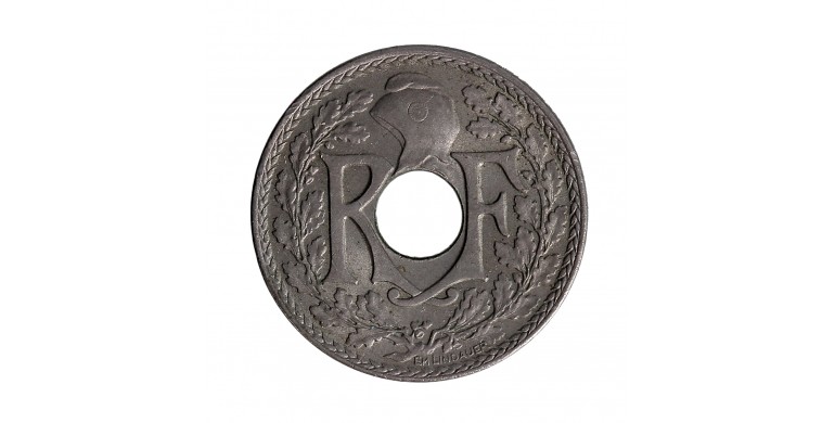 Monnaie, France, 5 centimes Lindauer, IIIème République, Cupro-nickel, 1920, P14495