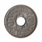 Monnaie, France, 5 centimes Lindauer, IIIème République, Cupro-nickel, 1920, P14496