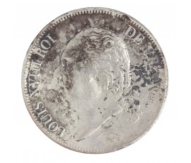 Monnaie, France, 5 Francs, Louis XVIII, Argent, 1824, Lille (W), P14384