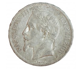 Monnaie, France, 5 Francs, Napoléon III, Argent, 1869, Strasbourg (BB), P14343