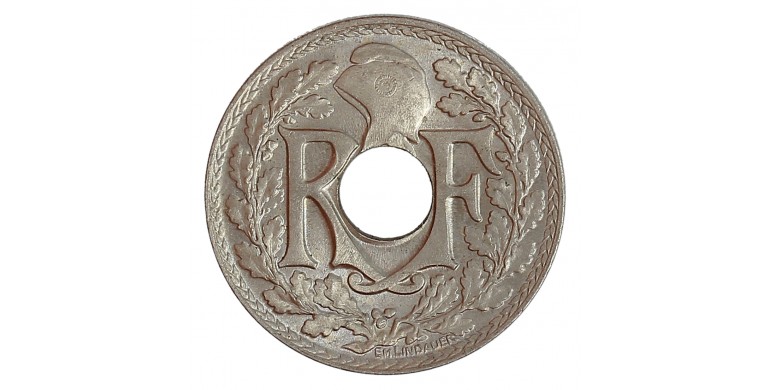 Monnaie, France, 10 centimes Lindauer, IIIème République, Cupro-nickel, 1917, P14457